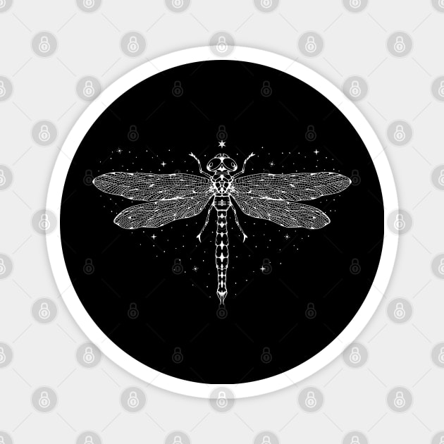 Starry Dragonfly Magnet by CelestialStudio